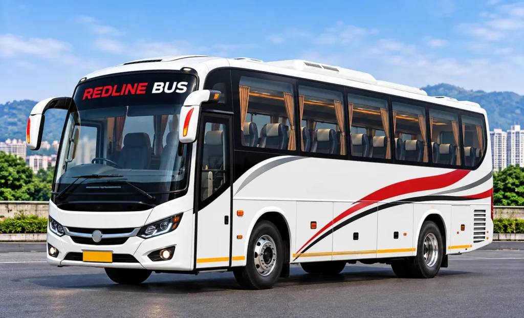 Bus on rent in Pune - Redline Bus AC coach