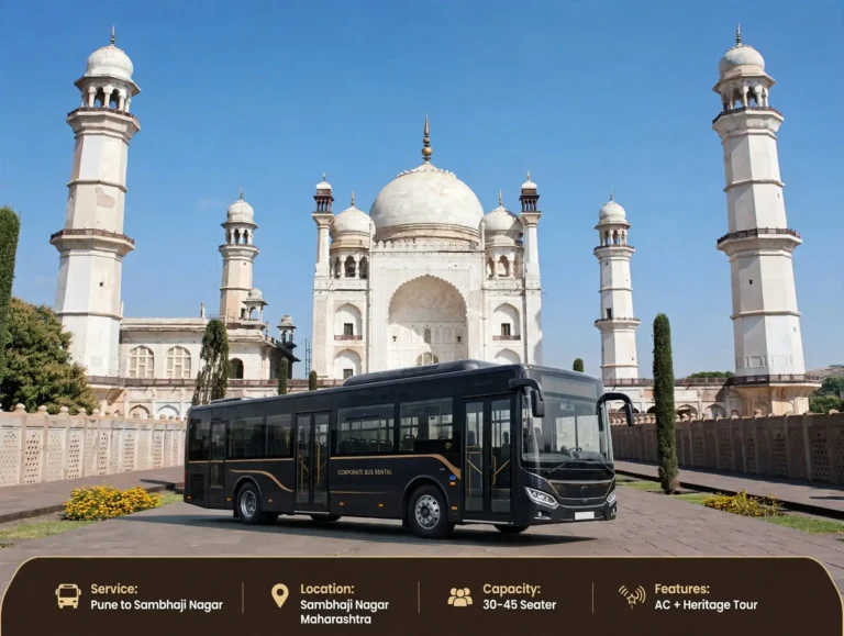 Bus on rent from Pune to Chhatrapati Sambhaji Nagar - Redline Bus
