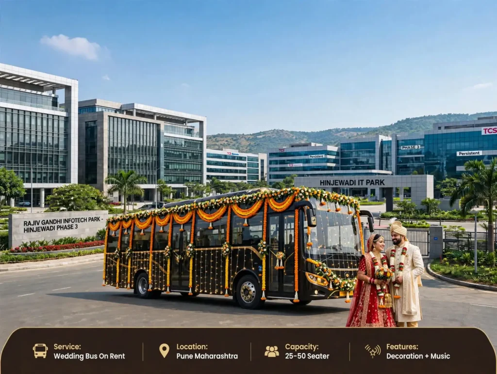 Wedding bus on rent in Pune